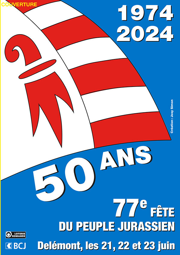 Page de couverture du livret de fête de la Fête du peuple jurassien